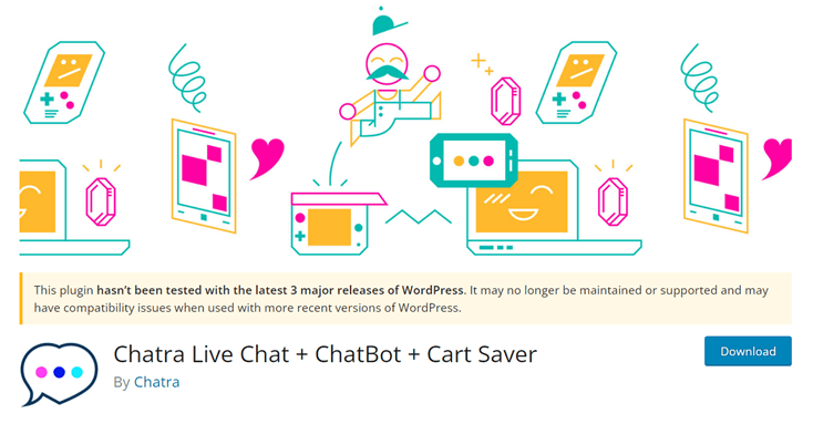 Chatra - 15 bedste WordPress Chatbot-plugins til dit websted