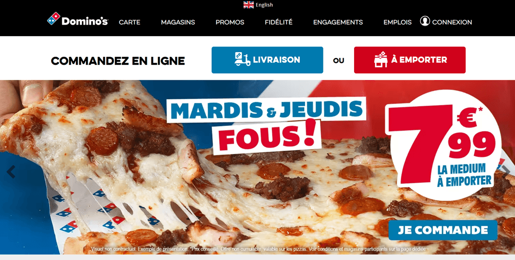 Domino&#39;s - Exemple de localizare: 5+ companii care o fac corect