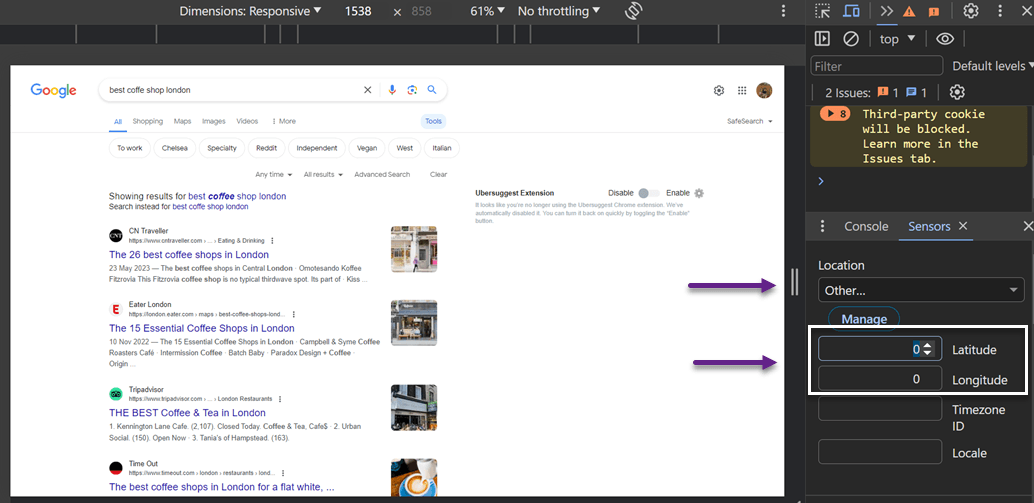 Cum să vedeți rezultatele căutării Google pentru diferite țări