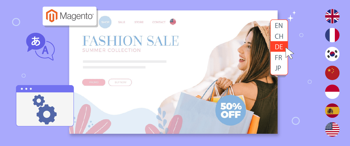 How to create a multi-language Magento store