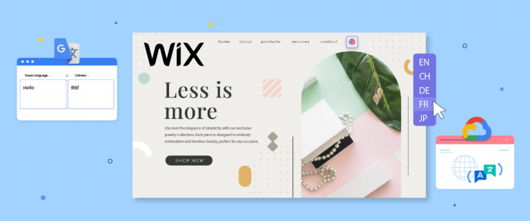 Auto-translate Wix site with Google Translate machine translation vs with Cloud AI Translation