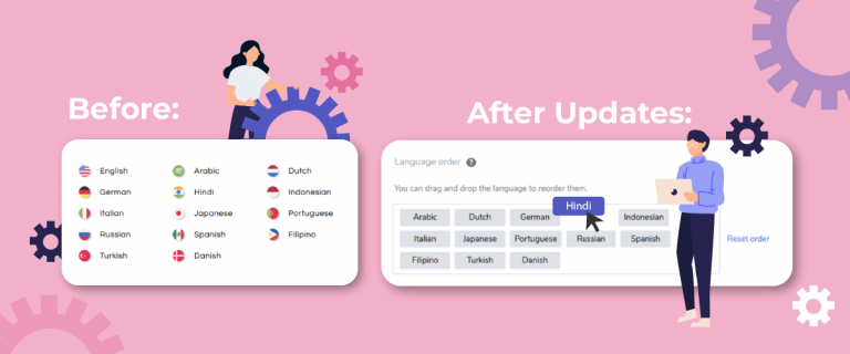 Aktualisierung Linguise Plugins: Ordnen Sie Sprachen per Drag &amp; Drop neu an