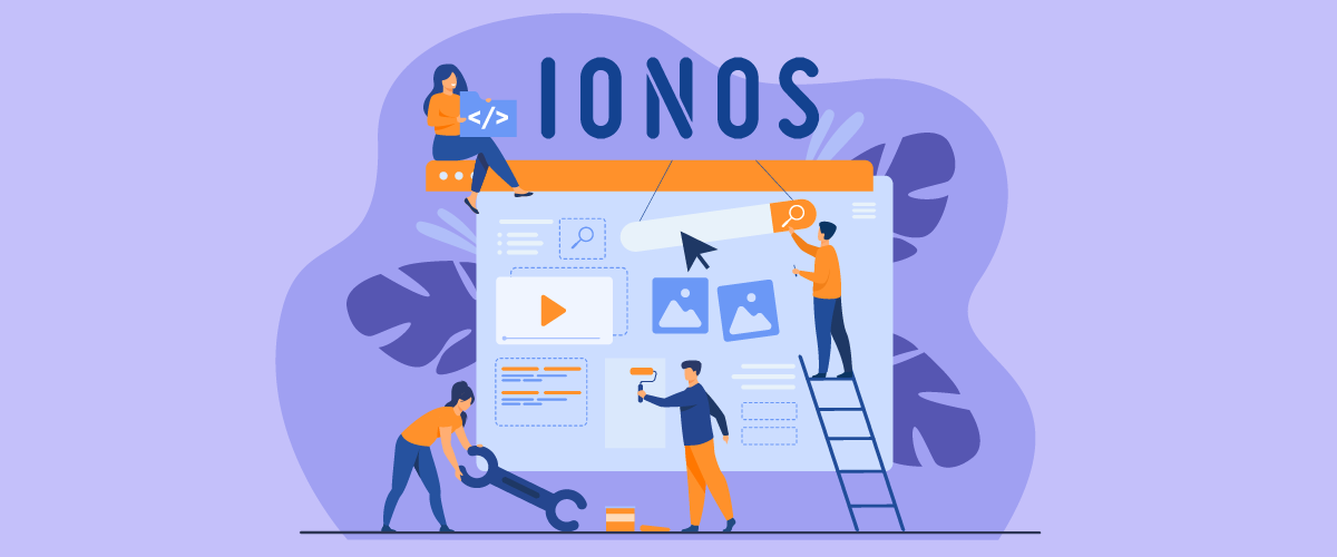 A team of people working on a large computer screen.