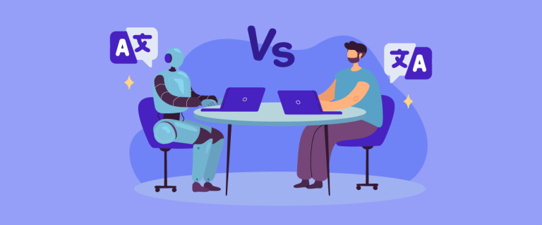Terjemahan Mesin vs. Terjemahan Manusia: Menemukan keseimbangan yang tepat untuk situs web Anda