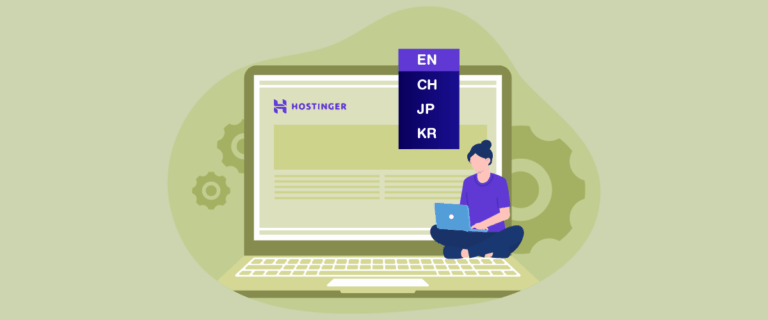Una persona trabaja con una laptop con opciones de traducción. La pantalla muestra varios idiomas.