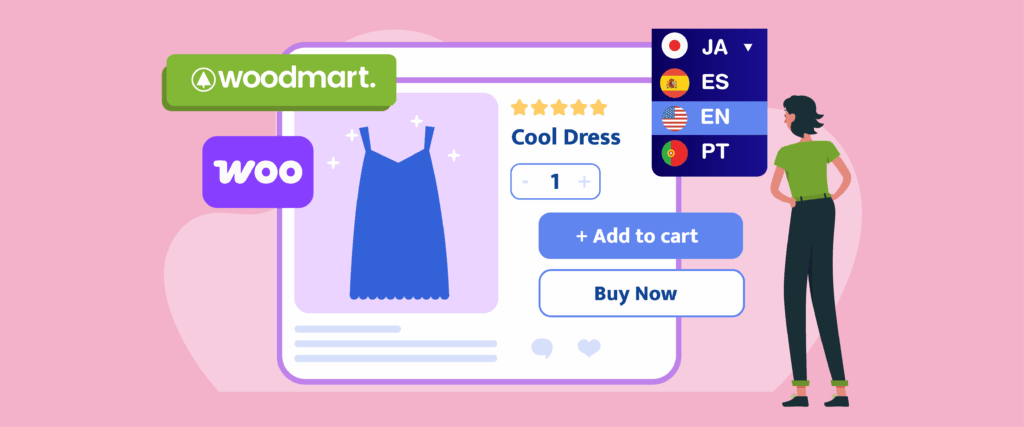 Woodmart Theme + WooCommerce: Cart and checkout now fully translated