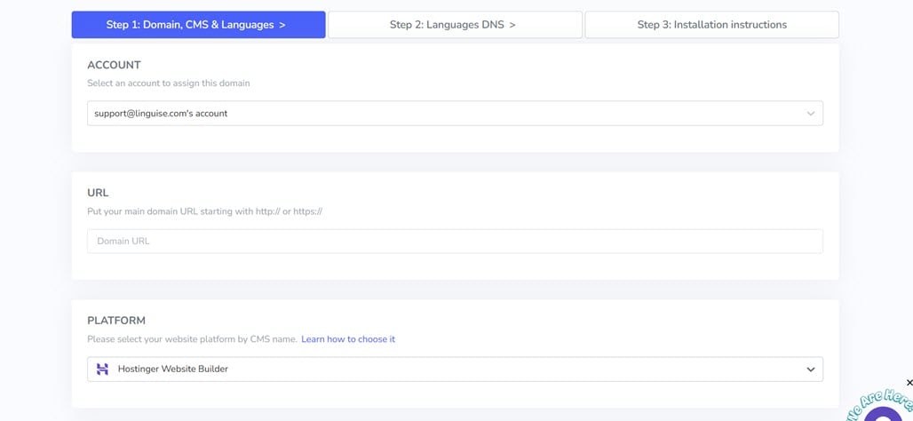 How to set up automatic translation on your Hostinger website