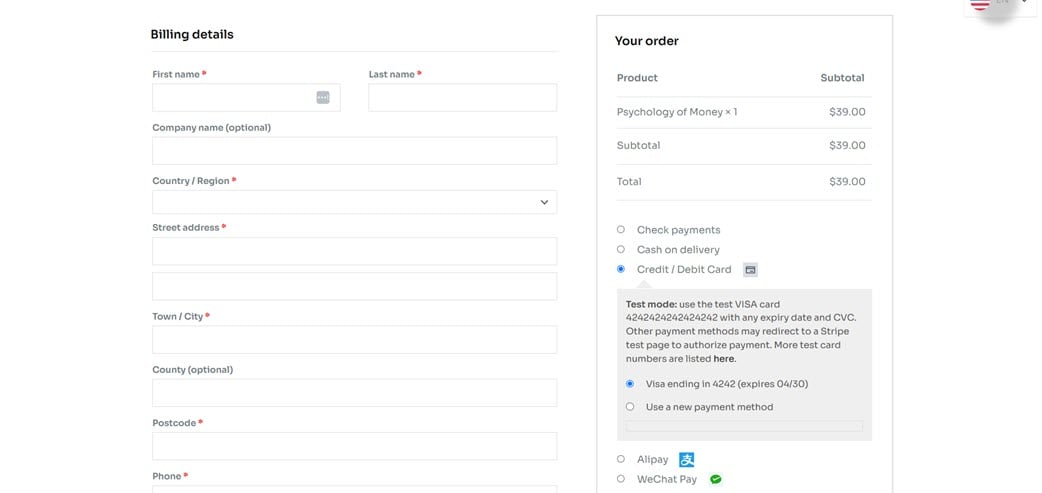 WooCommerce Stripe Plugin understøtter nu flersproget betalings- og kassoplevelser
