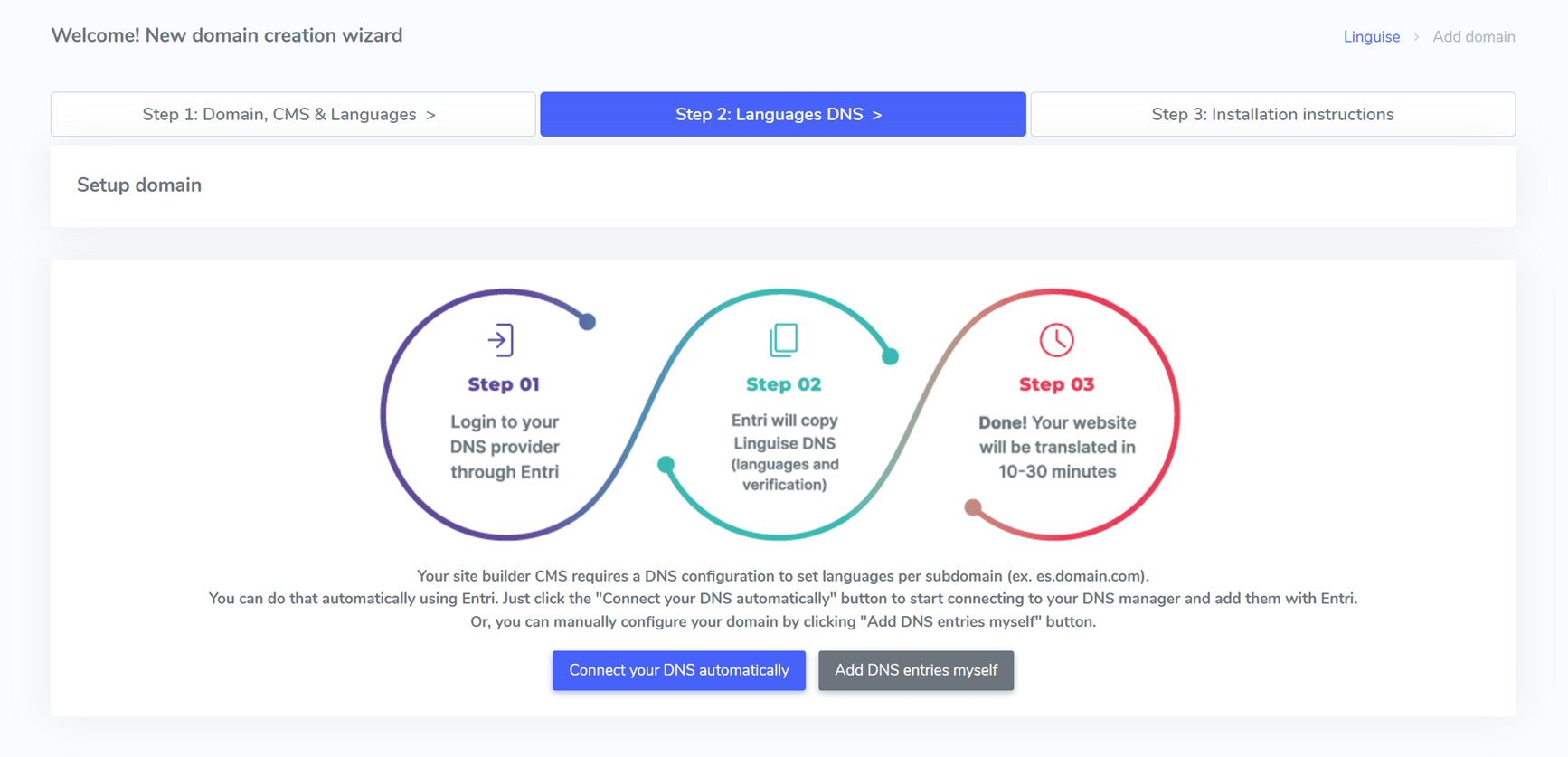 How to set up automatic translation on your Hostinger website