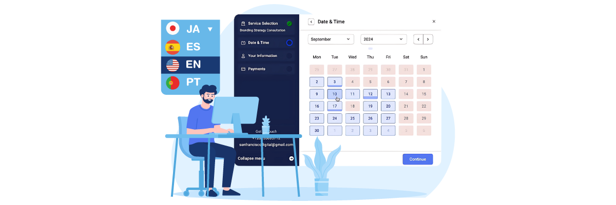 Aggiornamento del plug -in di prenotazione di Amelia: la pagina del carrello ora reindirizza in base al linguaggio selezionato