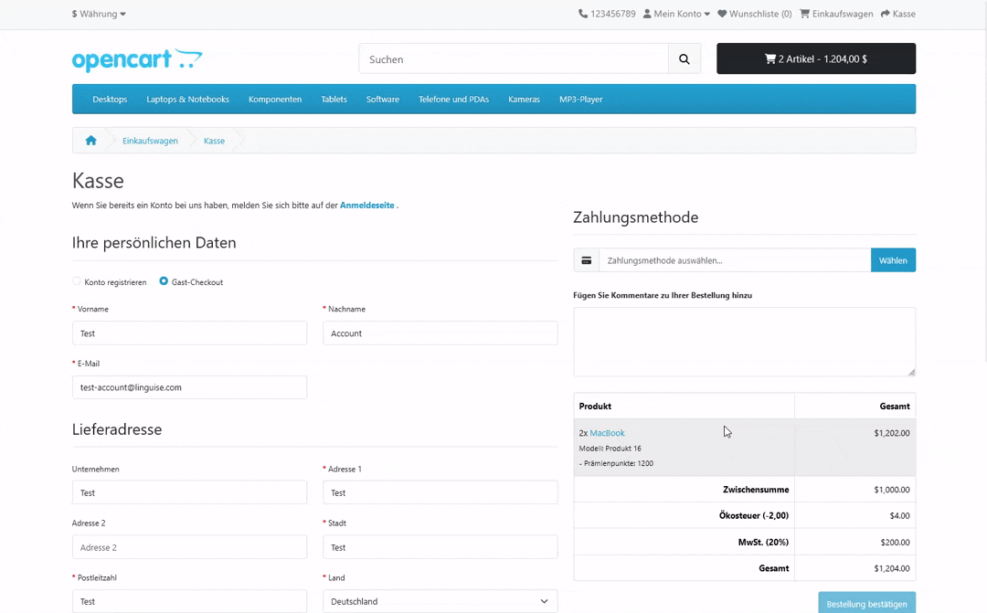 عملية الخروج OpenCart تُرجمت الآن بالكامل لتجربة متعددة اللغات سلسة