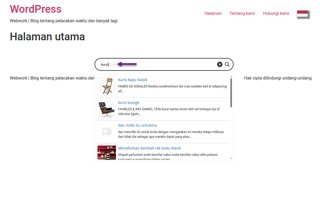 Improved translation support for Ajax Search Lite: Stay on the translated page after search