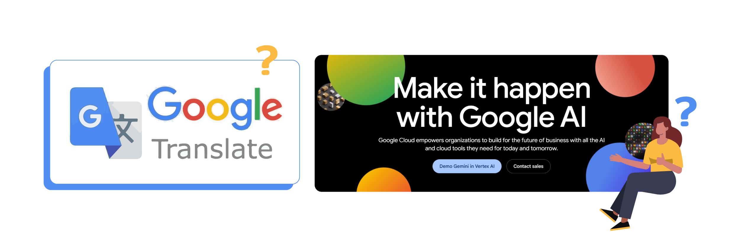 Traductor de Google frente a Traductor de IA de Google Cloud