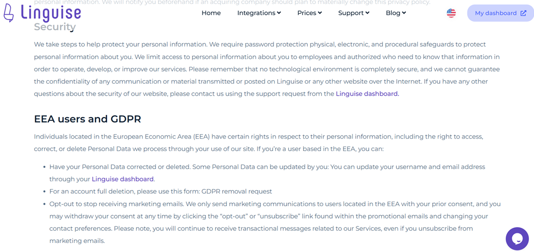Financial services website translation: Security and compliance