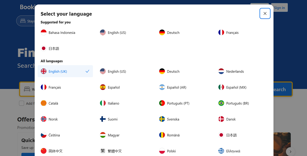 Conception d'une interface utilisateur de changement de langue pour les utilisateurs d'écritures non latines : bonnes pratiques et conseils UX