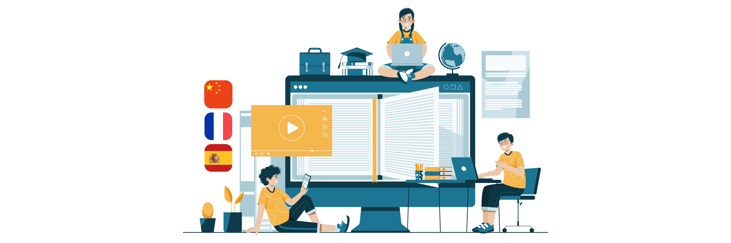 Bonnes pratiques pour traduire du contenu dynamique dans des cours en ligne multilingues