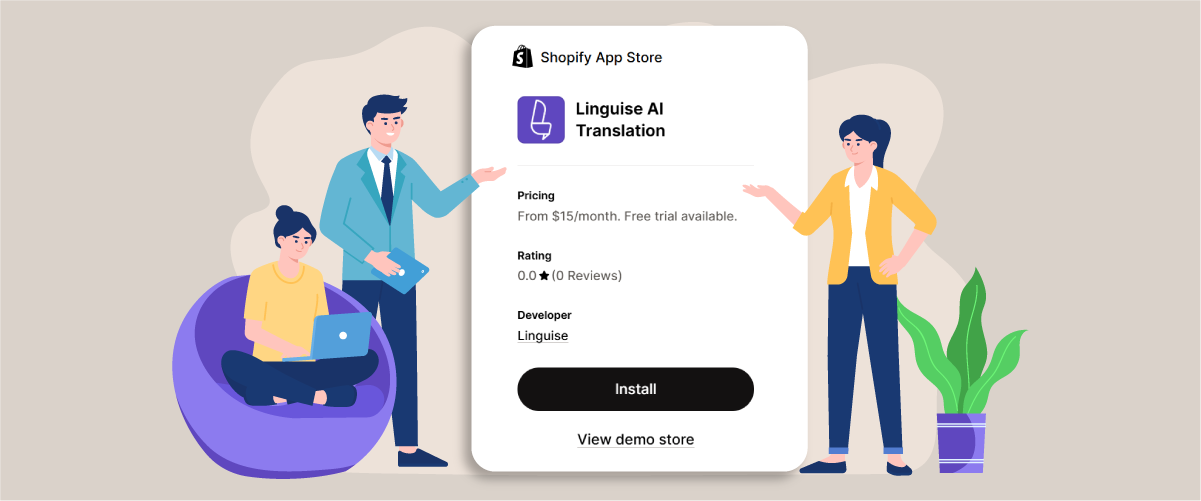 Introducing the official Linguise Shopify App- Seamless multilingual translation for your store