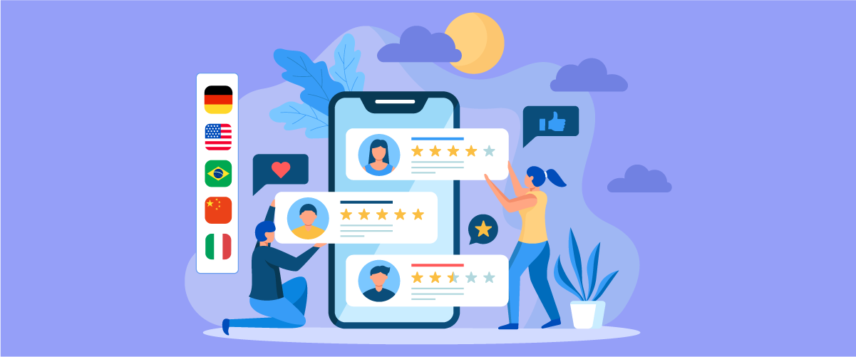 Multilingual product reviews: Strategy for authentic global social proof