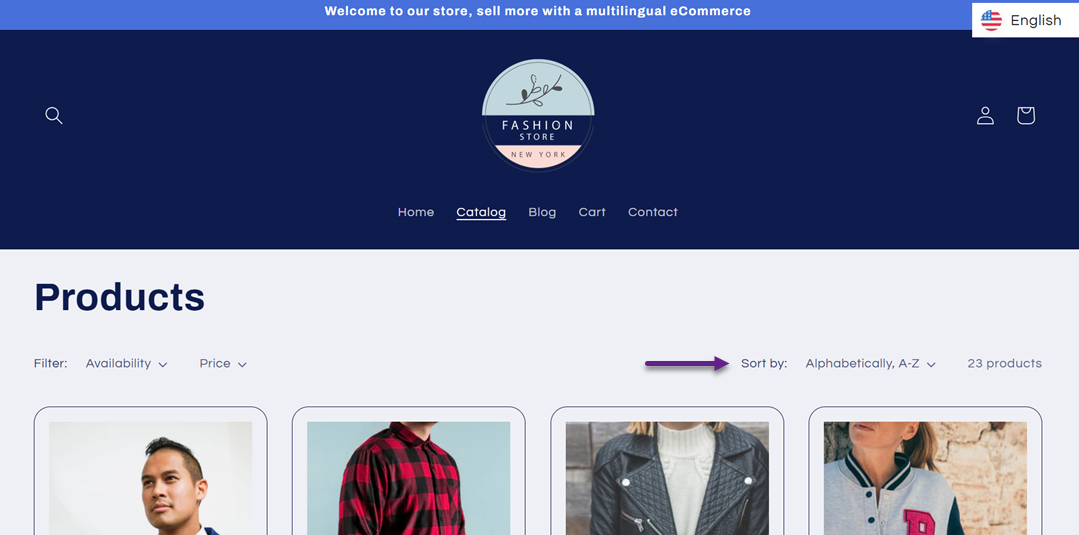 كيفية ترجمة عوامل تصفية Shopify الديناميكية للأسواق الدولية