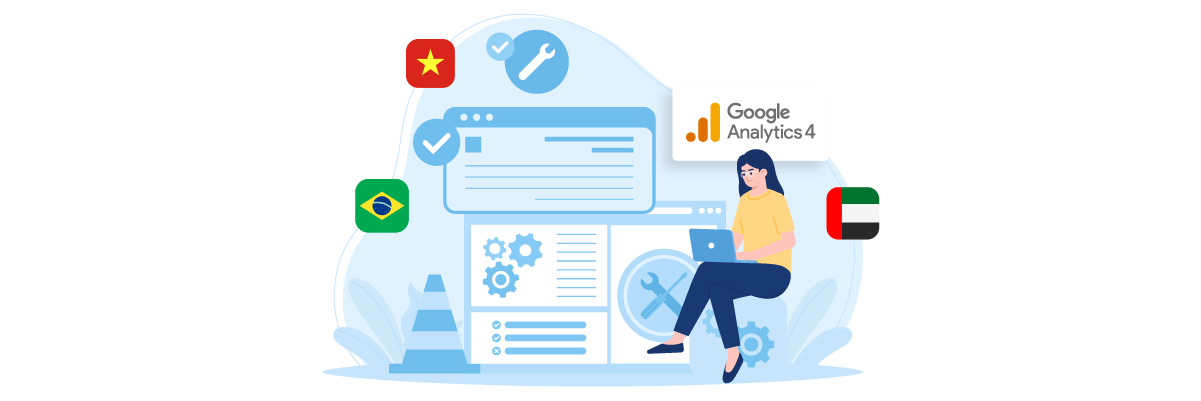 How to set up GA4 for a multilingual website: Track conversions, goals & revenue by language version