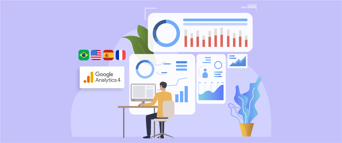 How to set up GA4 for a multilingual website: Track conversions, goals & revenue by language version