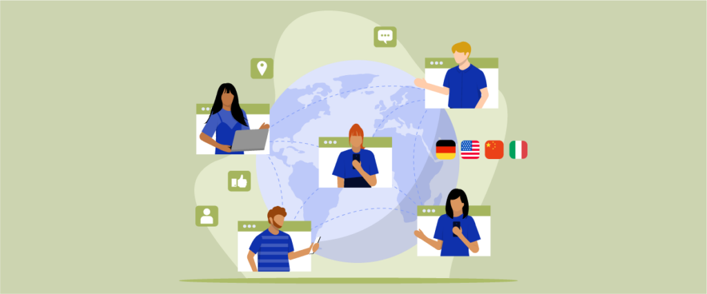 Un seul compte sur les réseaux sociaux ou plusieurs ? Comment structurer sa présence internationale sur les réseaux sociaux et rediriger le trafic vers la page dans la langue appropriée ?