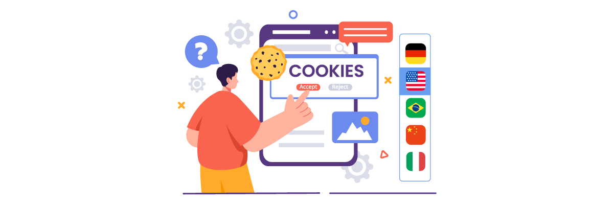 Bagaimana cara melokalisasi banner persetujuan cookie dan pemberitahuan privasi untuk setiap pasar tanpa melanggar GDPR, CCPA &amp; PDPA?