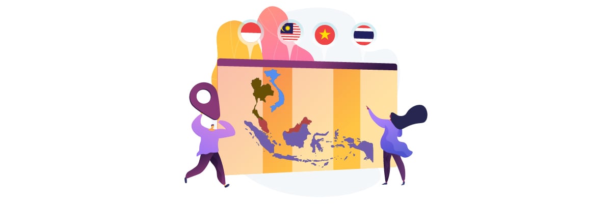 Localizarea site-urilor web din Asia de Sud-Est: Indonezia, Malaysia, Vietnam și Thailanda comparate